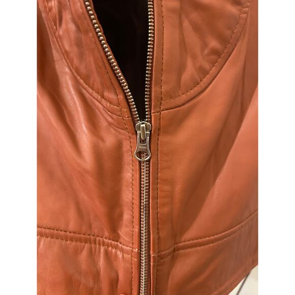 Decrum Amy Genuine Leather Jacket Size M NWT - Picture 5 of 7
